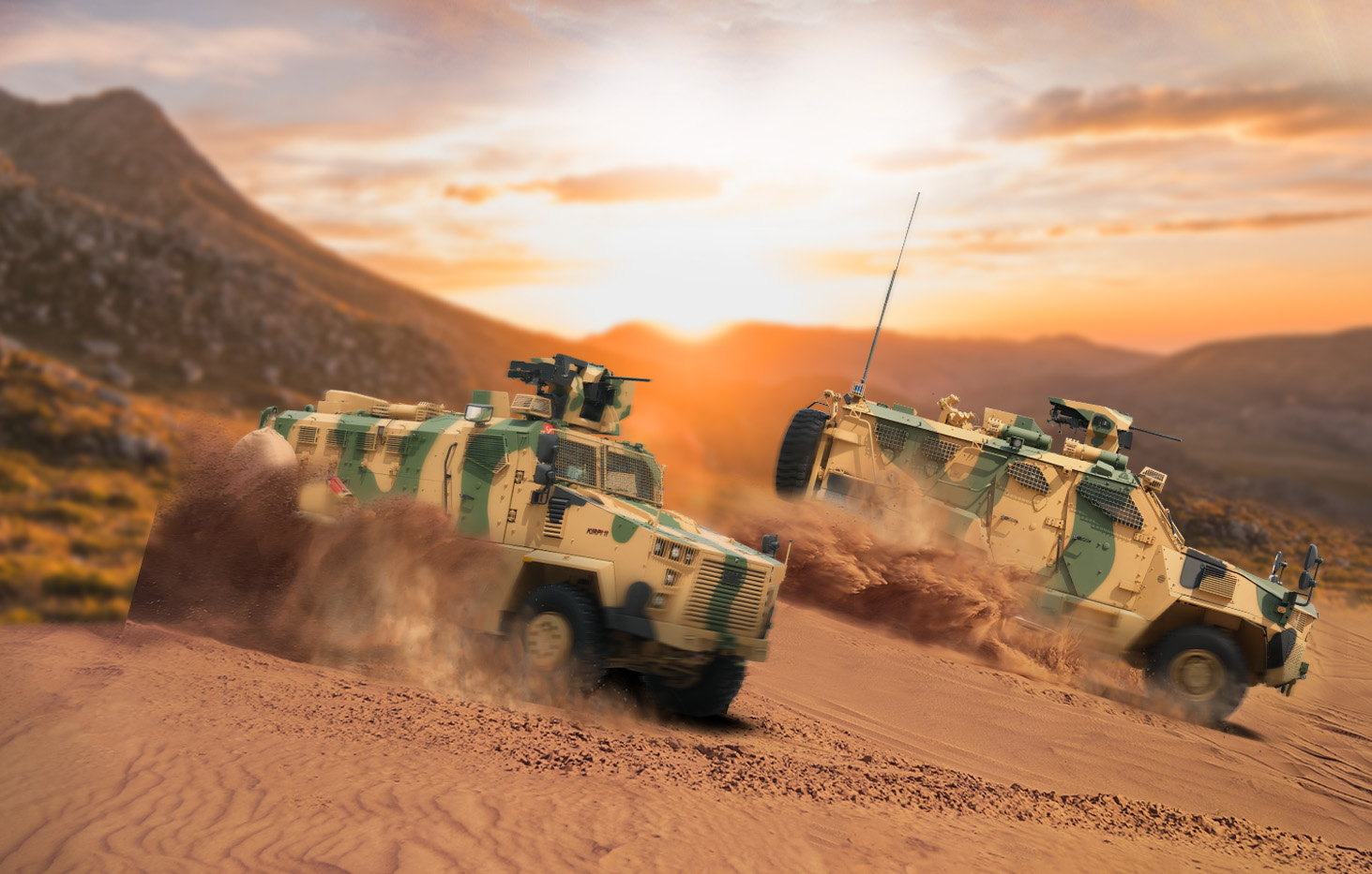 Tactical vehicles operating in demanding terrain