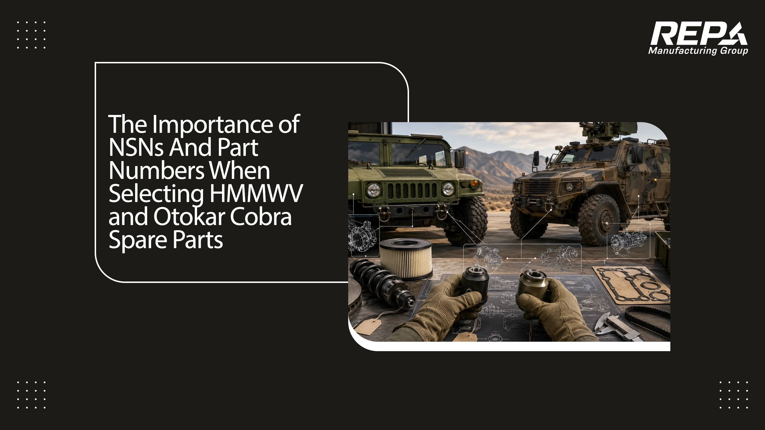 The Importance Of NSNs And Part Numbers When Selecting HMMWV And Otokar Cobra Spare Parts